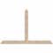 Ekena Millwork Portland Smooth Timber Gable Bracket, Douglas Fir, 84"W x 56"H x 3 1/2"D x 5 1/2"F, 16/12 Pitch GBW084X56X0406POR00SDF - alternate 1
